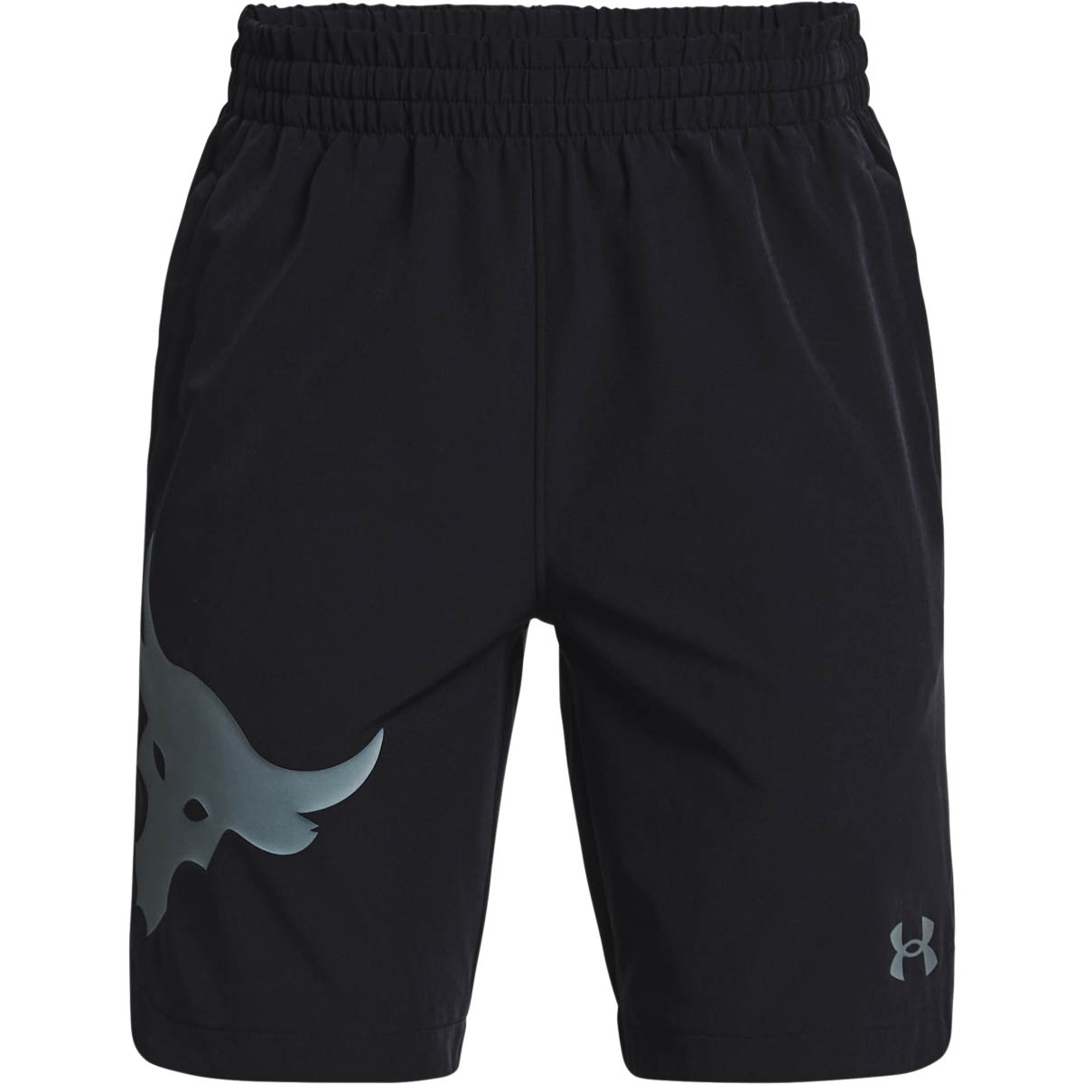 Boys' UA PROJECT ROCK WOVEN SHORTS Kvantum Sport Under Armour