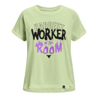 Tricou Fete PROJECT ROCK HWITR SS Under Armour 