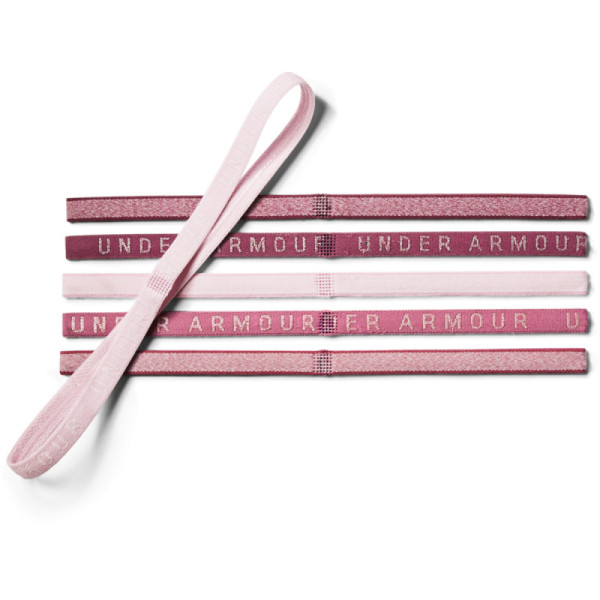UA HEATHER MINI HEADBAND (6PK)