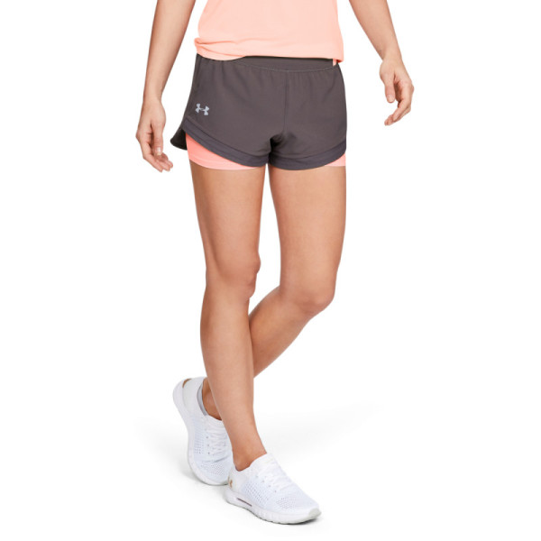 Women's UA QUALIFIER SPEEDPOCKET 2-IN-1 SHORT