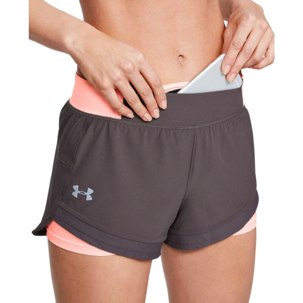 Women's UA QUALIFIER SPEEDPOCKET 2-IN-1 SHORT