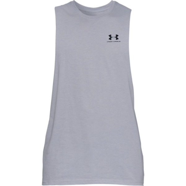 SPORTSTYLE LEFT CHEST CUT-OFF TEE