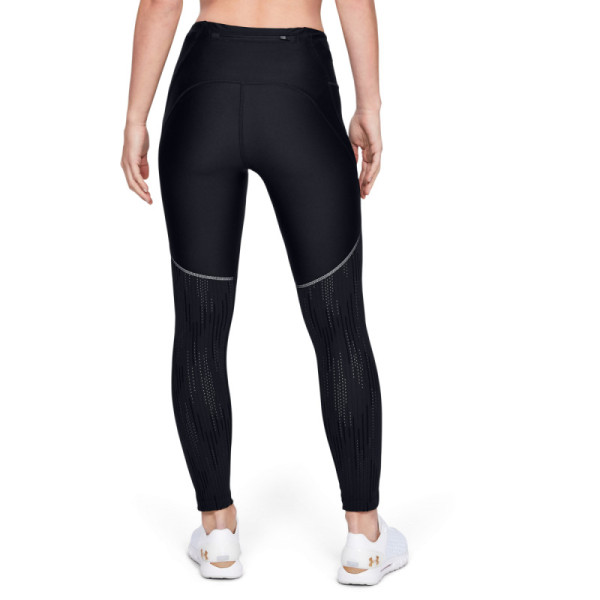 UA Armour Fly Fast Glare Raised Thread Crop