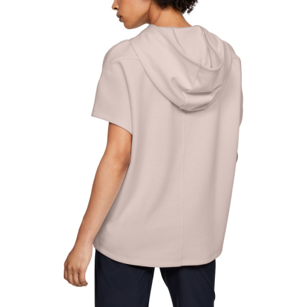DOUBLE KNIT SS HOODED TUNIC
