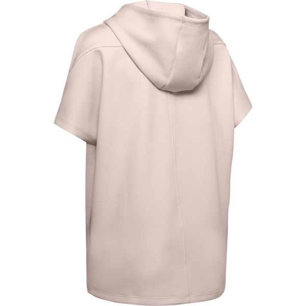 DOUBLE KNIT SS HOODED TUNIC