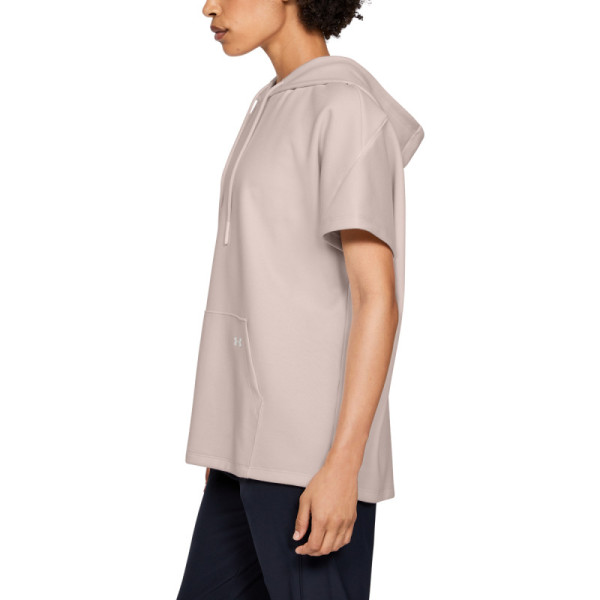 DOUBLE KNIT SS HOODED TUNIC