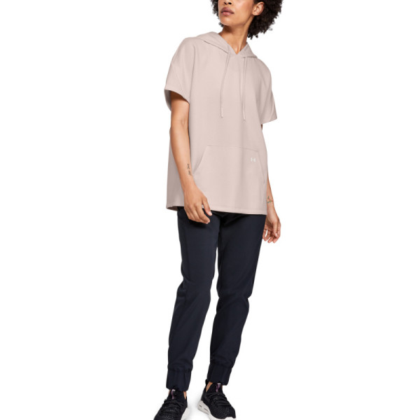 DOUBLE KNIT SS HOODED TUNIC