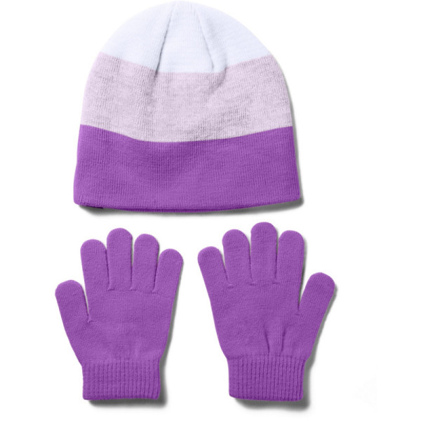 Girls' UA G BEANIE GLOVE COMBO