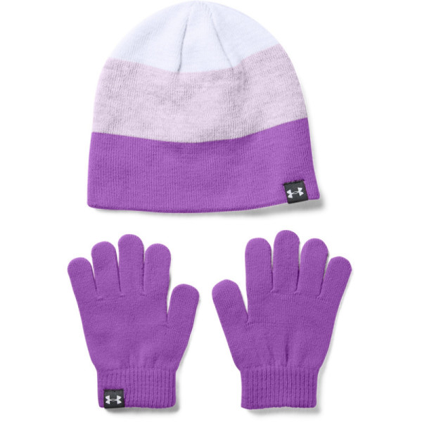 Girls' UA G BEANIE GLOVE COMBO