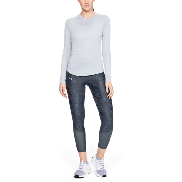 Women's UA Qualifier Speedpocket Smudged Crop
