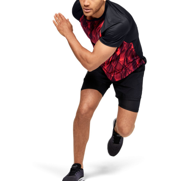 Men's UA Qualifier Iso-Chill Printed Run Short Sleeve