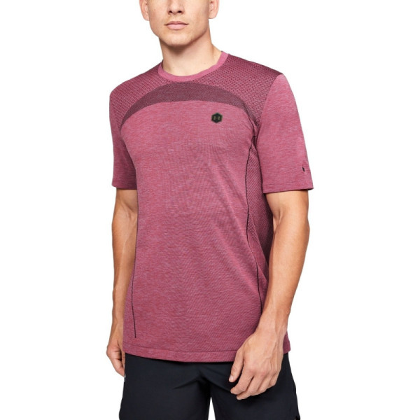 Men's UA RUSH™ Seamless Fitted Short Sleeve