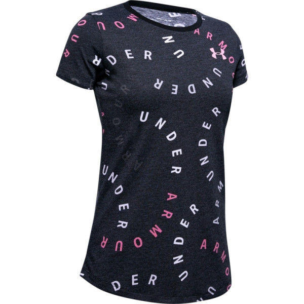 Girls' UA Printed Wordmark Graphic T-Shirt