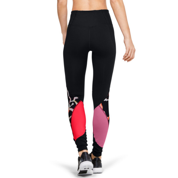 Women's UA RUSH PRINT COLOR BLOCK LEGGINGS