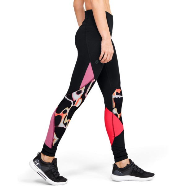 Women's UA RUSH PRINT COLOR BLOCK LEGGINGS