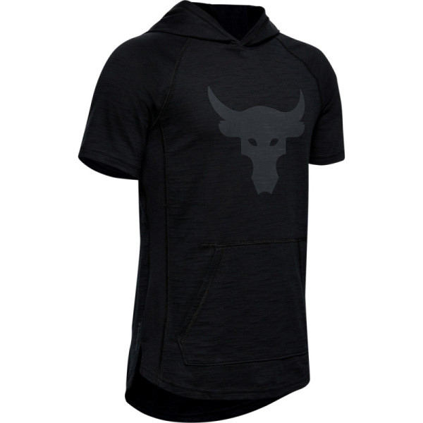 Boys' Project Rock Charged Cotton® Short Sleeve Hoodie