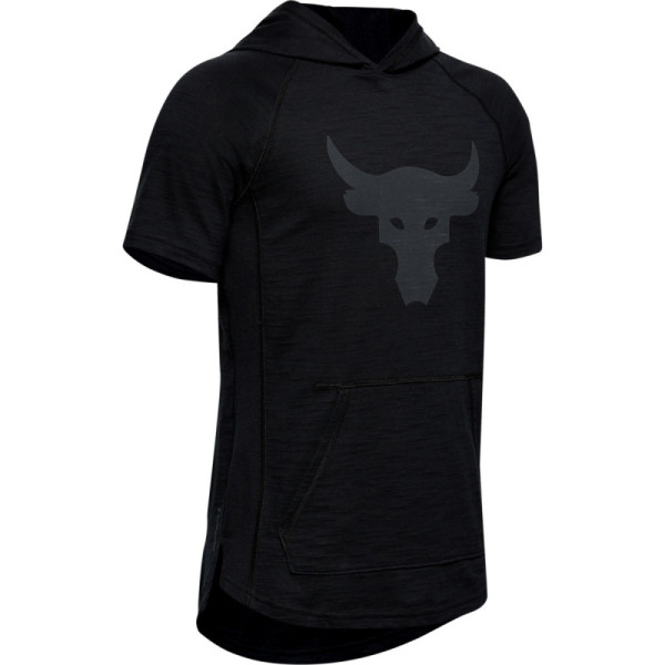 Boys' Project Rock Charged Cotton® Short Sleeve Hoodie