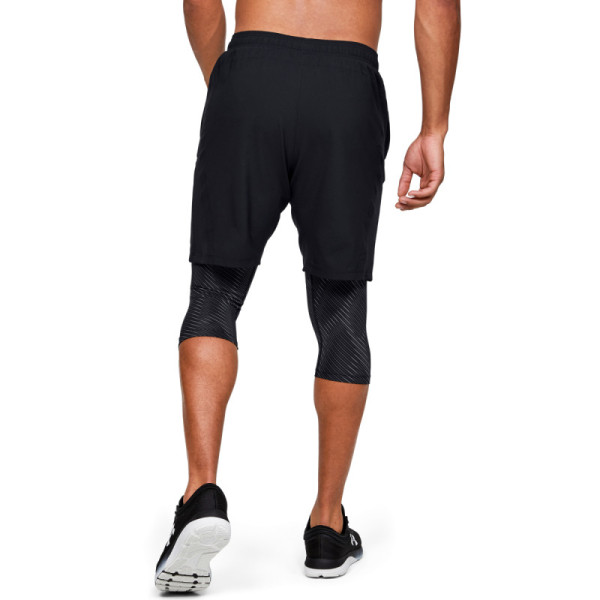 Men's UA Launch SW Long 2-in-1 Printed Shorts
