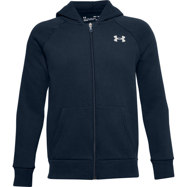 Hanorac Baieti RIVAL COTTON FZ HOODIE Under Armour
