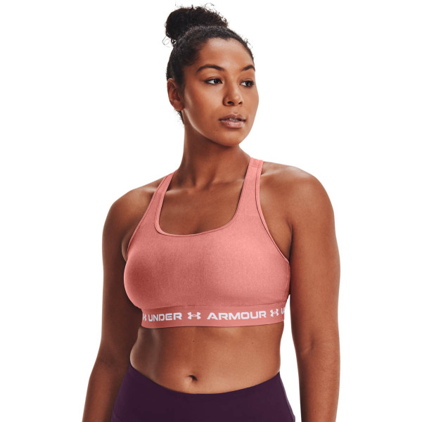Women's UA CROSSBACK MID HEATHER BRA