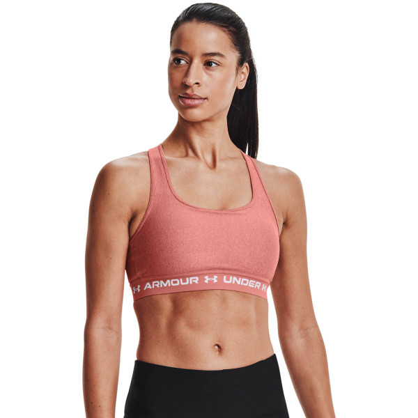 Women's UA CROSSBACK MID HEATHER BRA