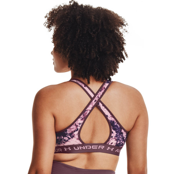 Bustiera Dama CROSSBACK MID PRINT Under Armour