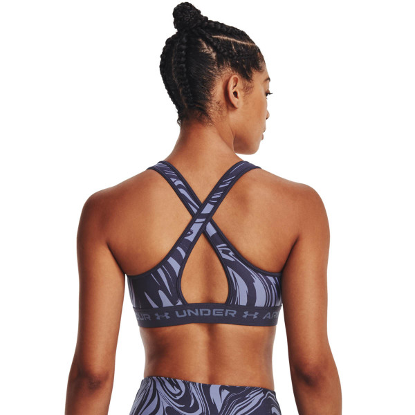 Bustiera Dama CROSSBACK MID PRINT Under Armour