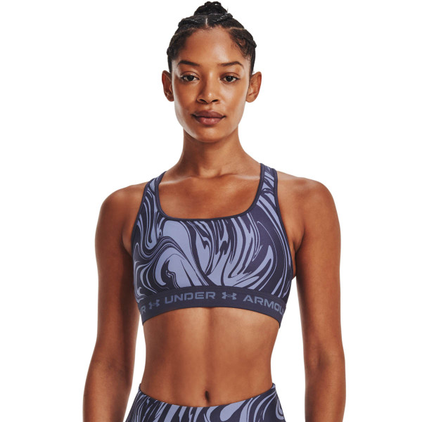 Bustiera Dama CROSSBACK MID PRINT Under Armour