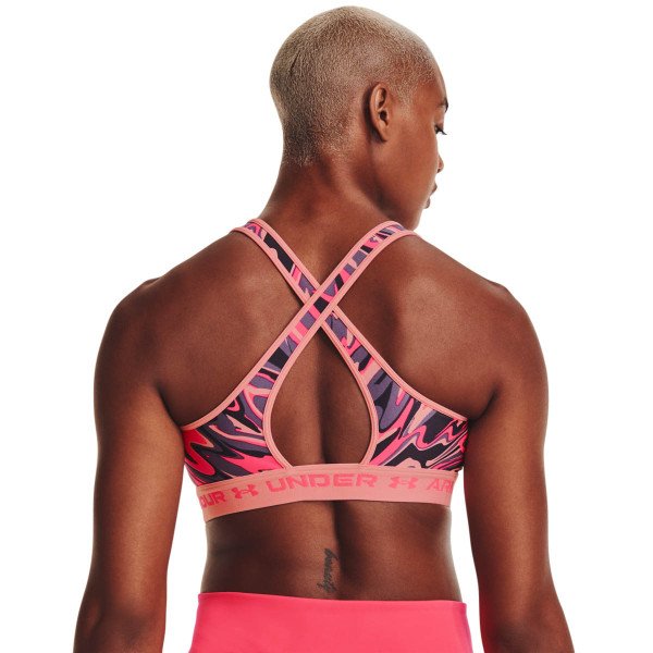 Bustiera Dama CROSSBACK MID PRINT Under Armour