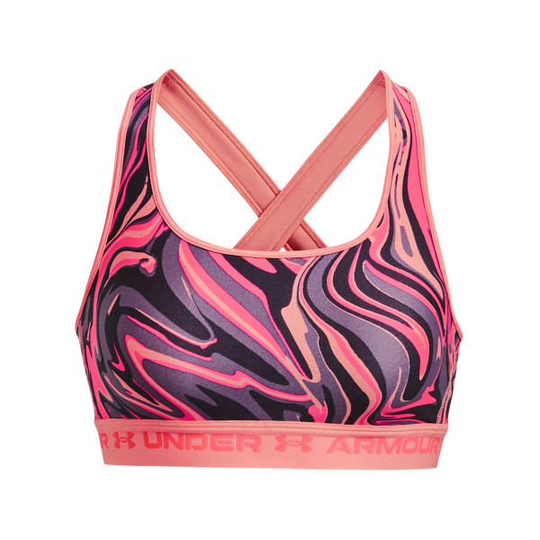 Bustiera Dama CROSSBACK MID PRINT Under Armour