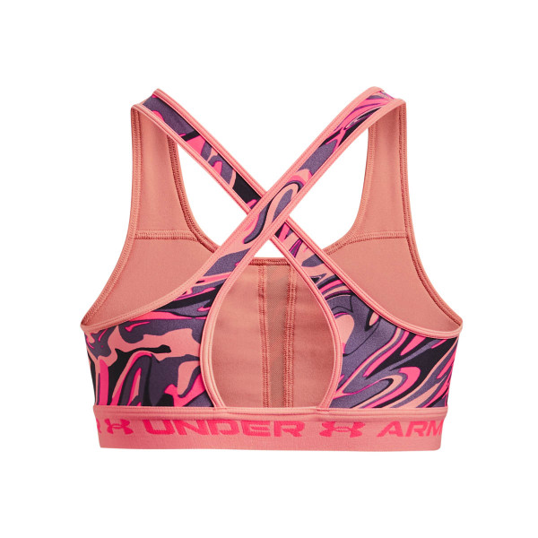 Bustiera Dama CROSSBACK MID PRINT Under Armour