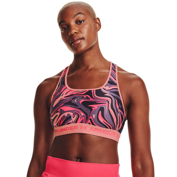 Bustiera Dama CROSSBACK MID PRINT Under Armour