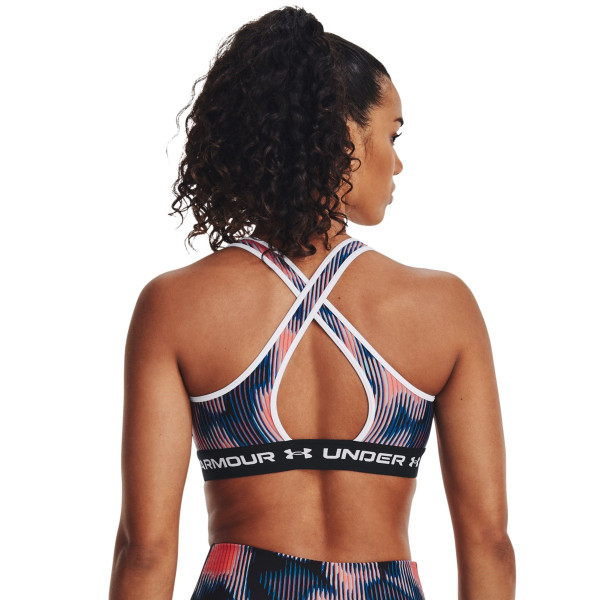Bustiera Dama CROSSBACK MID PRINT Under Armour