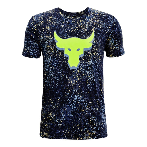 Boys' UA PROJECT ROCK CAMO SS