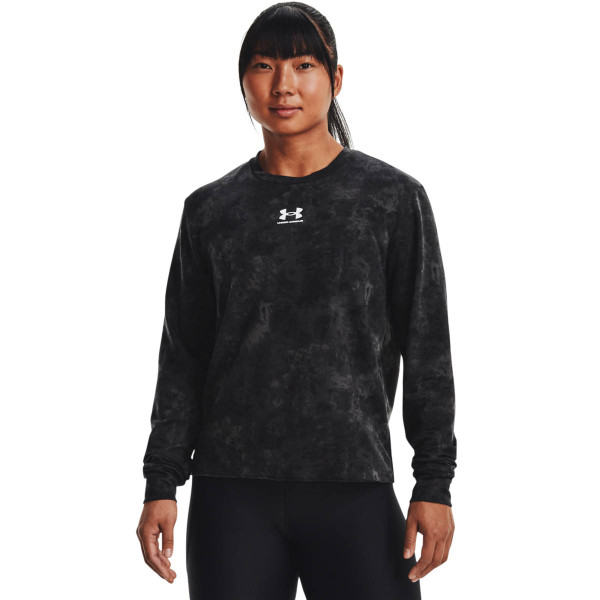 Bluza Dama RIVAL TERRY PRINT CREW Under Armour