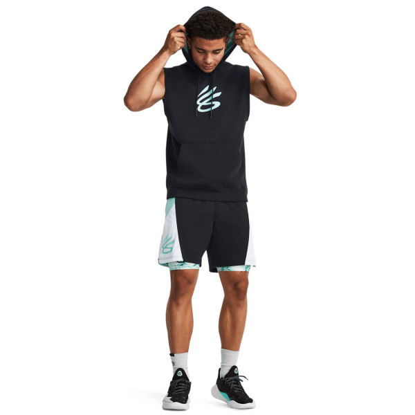 Hanorac Barbati CURRY FLEECE SLVLS HOODIE Under Armour