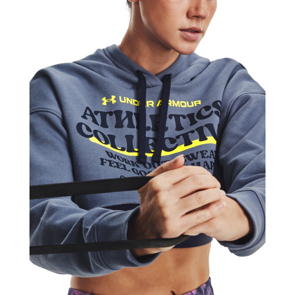 Hanorac Dama CROP HOODIE FOTC Under Armour