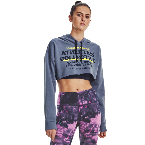 Hanorac Dama CROP HOODIE FOTC Under Armour