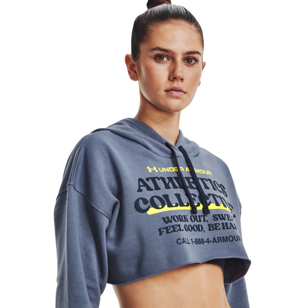 Hanorac Dama CROP HOODIE FOTC Under Armour