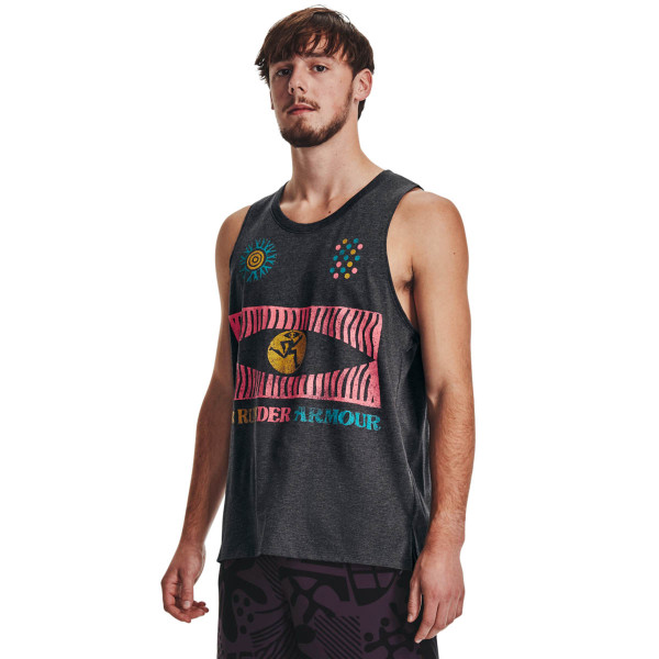 Maiou Barbati WE RUN IN PEACE SINGLET Under Armour