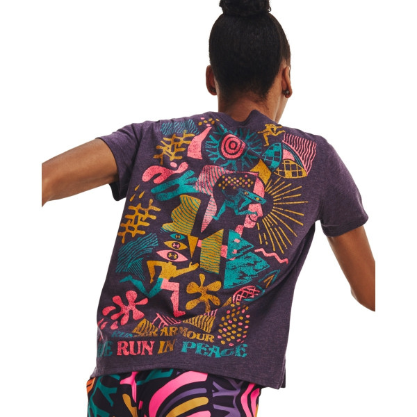 Tricou Dama RUN IN PEACE SS TEE Under Armour