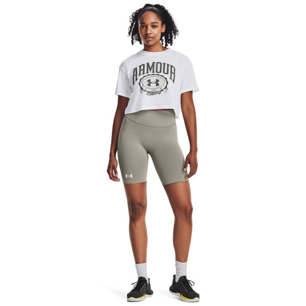 Tricou Dama COLLEGIATE CREST CROP SS Under Armour