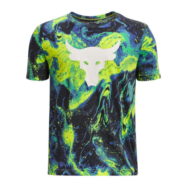 Tricou Baieti PROJECT ROCK MARBLE AOP SS Under Armour