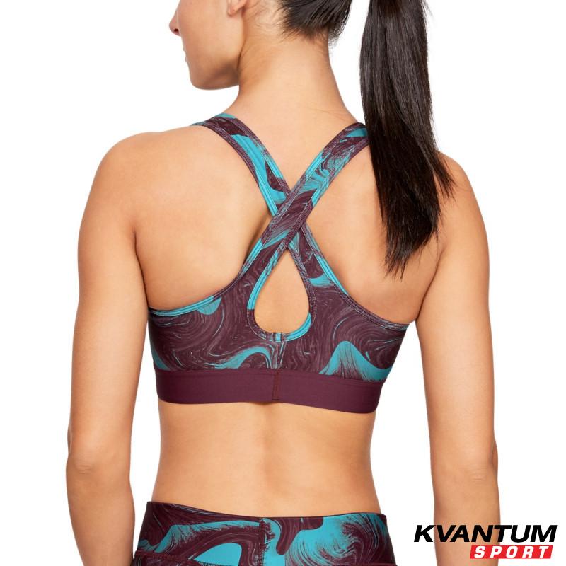 Bustiera Dama ARMOUR MID CROSSBACK PRINTED BRA Under Armour