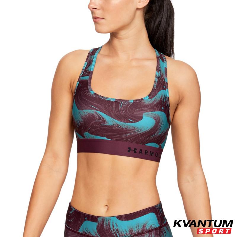 Bustiera Dama ARMOUR MID CROSSBACK PRINTED BRA Under Armour