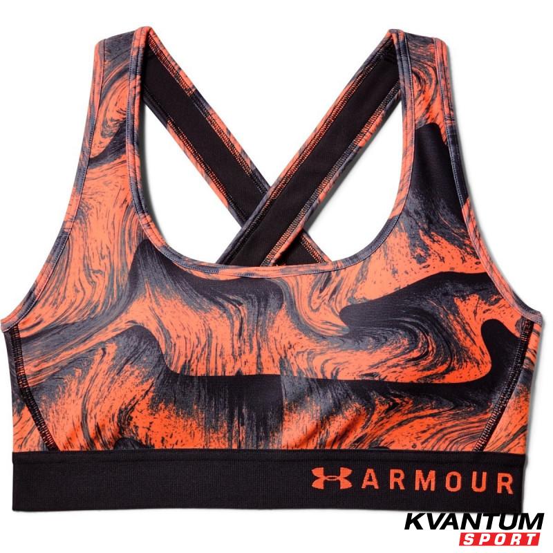 Women's ARMOUR MID CROSSBACK PRINTED BRA