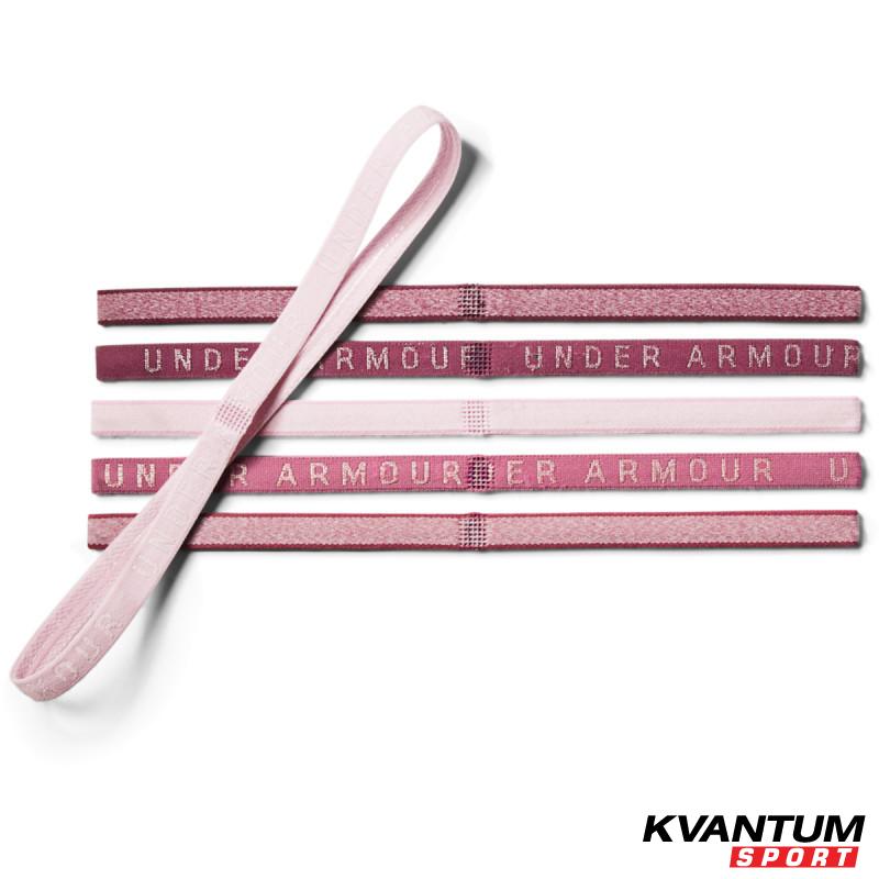UA HEATHER MINI HEADBAND (6PK)