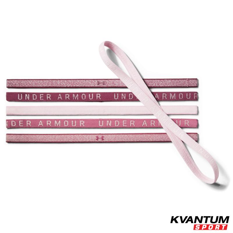 UA HEATHER MINI HEADBAND (6PK)