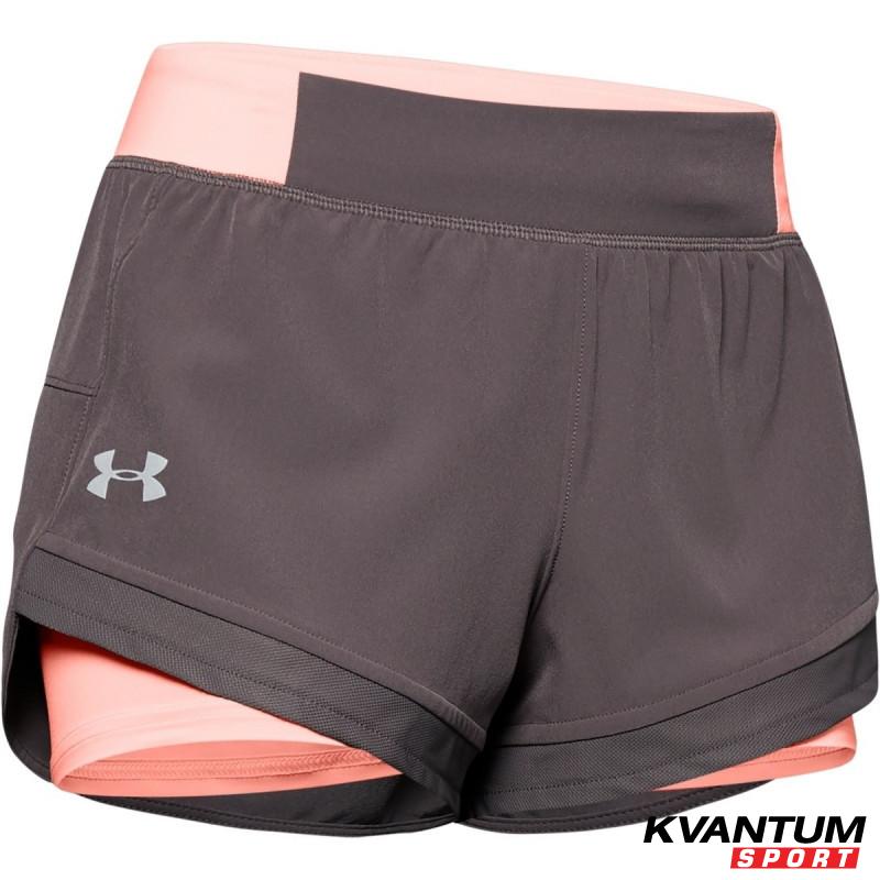 Women's UA QUALIFIER SPEEDPOCKET 2-IN-1 SHORT