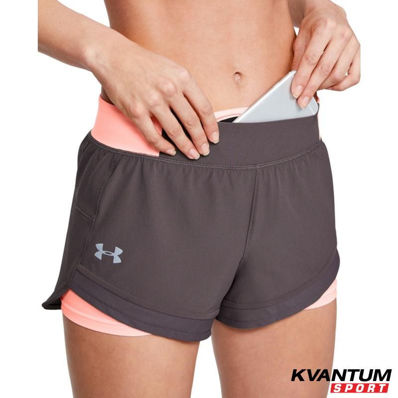 Women's UA QUALIFIER SPEEDPOCKET 2-IN-1 SHORT